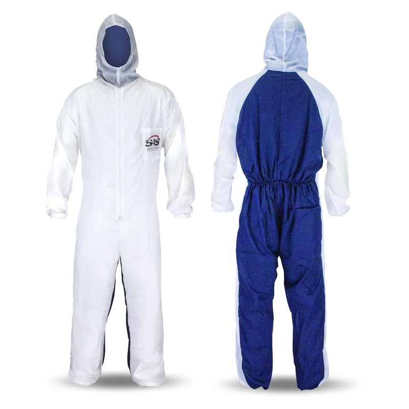 SAS Safety 6939 Moon Suit Nylon Cotton Coverall, Extra Large - Image 1